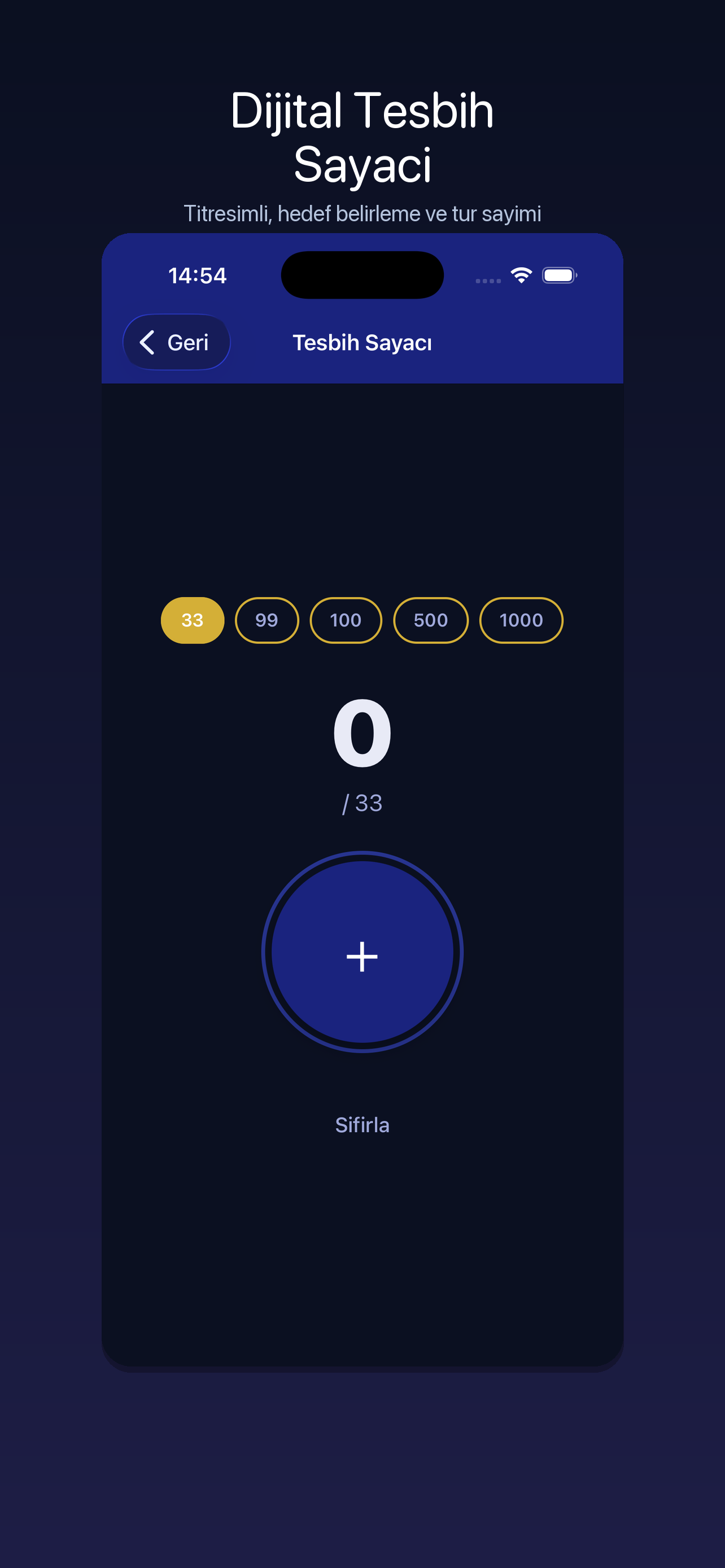 Dijital Tesbih Sayacı